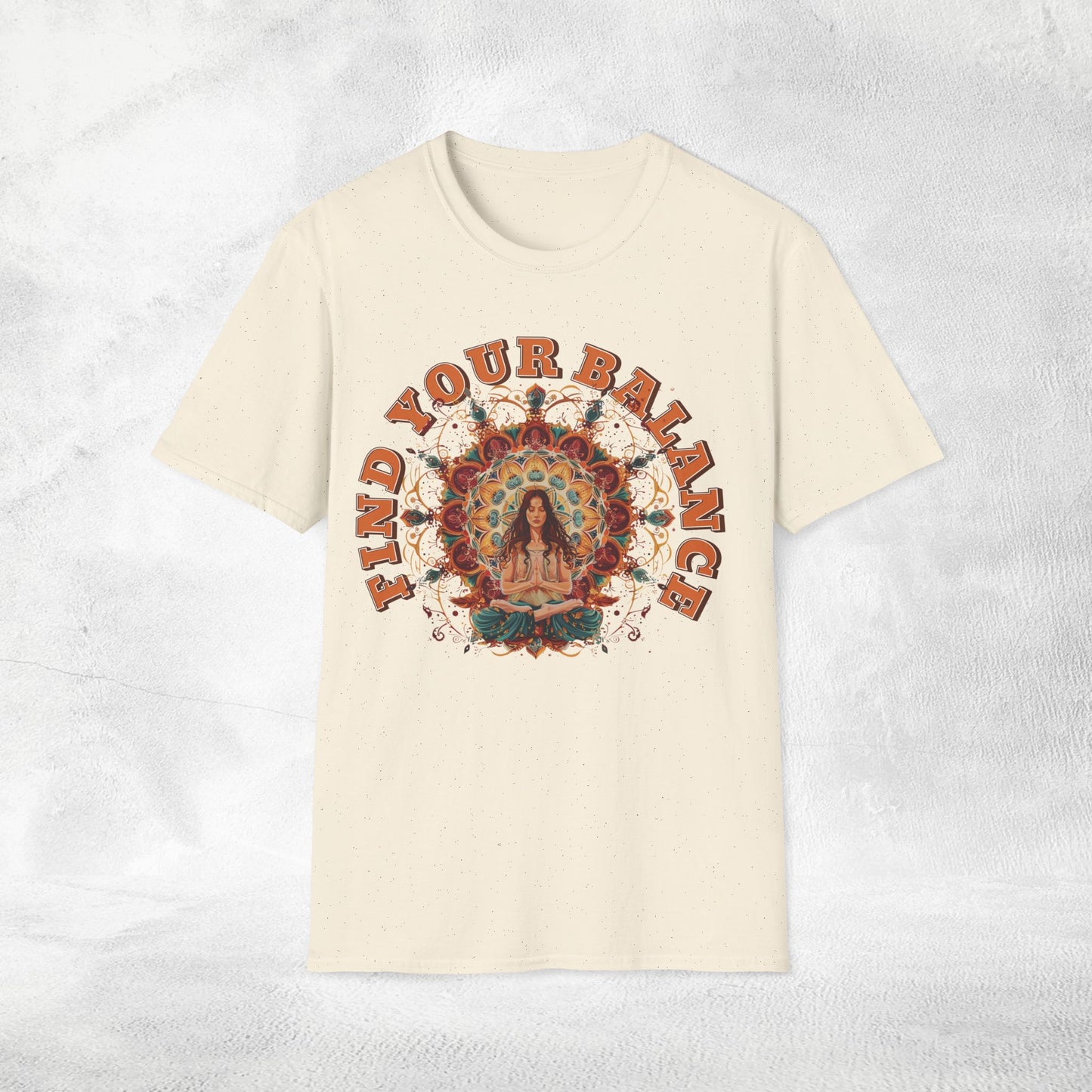 Women's yoga shirt find your balance