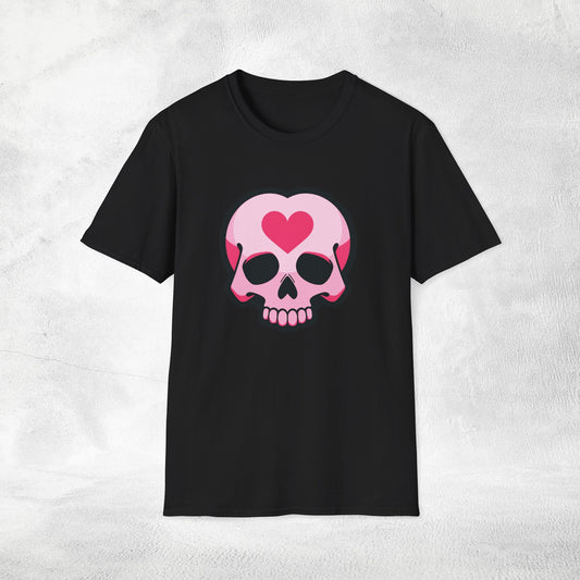 Unisex Gothic Shirt Pastel Skull