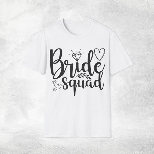 Women's T-Shirt bride squad bachelorette party