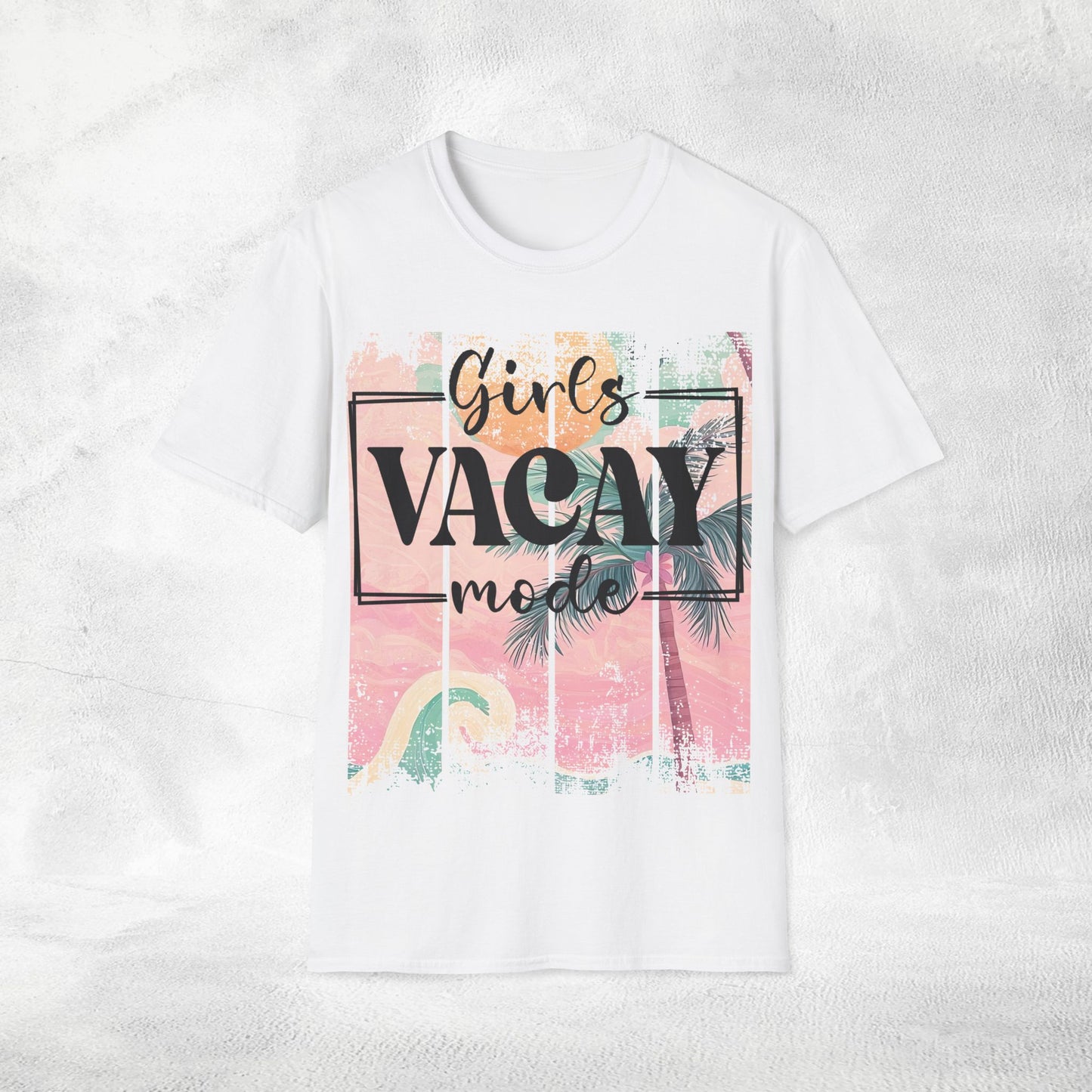 Womens T-shirt girls vacay mode