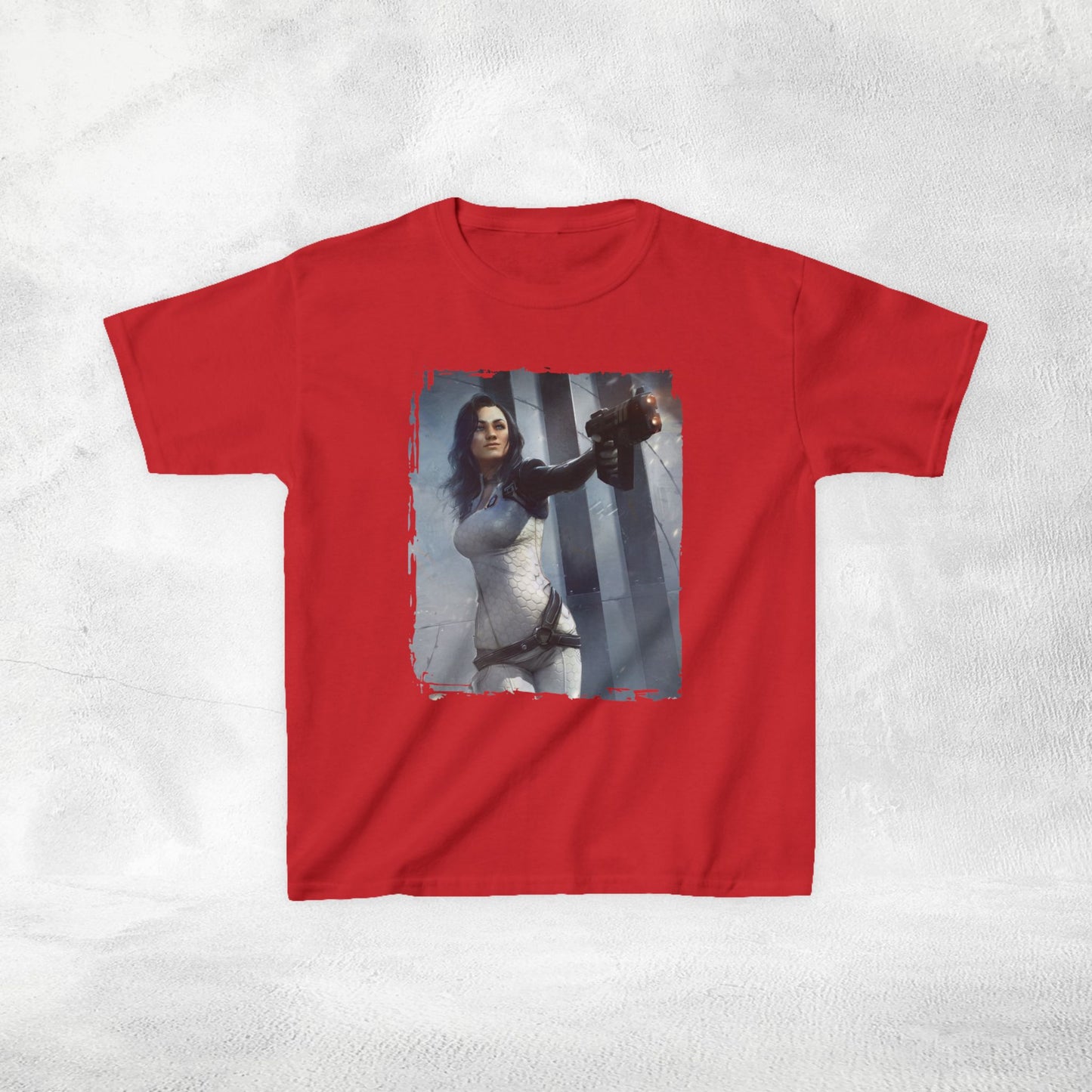 Kids gaming shirt Mass Effect Miranda Lawson