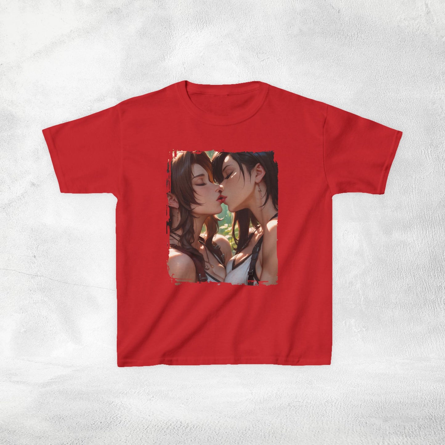 Kids gaming shirt Final Fantasy Tifa Lockhart and Aerith Gainsborough