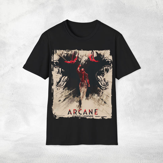Unisex Gaming shirt Arcane Series LOL Vi