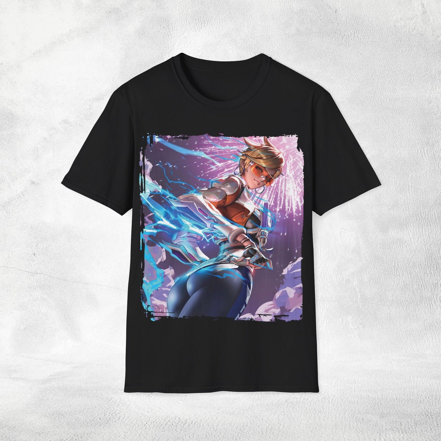 Unisex Gaming shirt Overwatch Tracer
