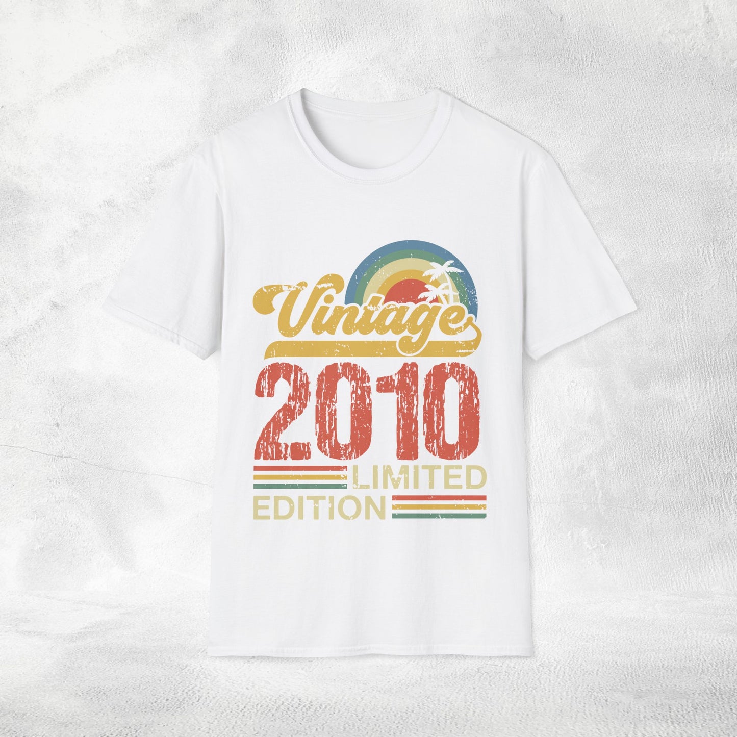 Unisex year of birth shirt 2010