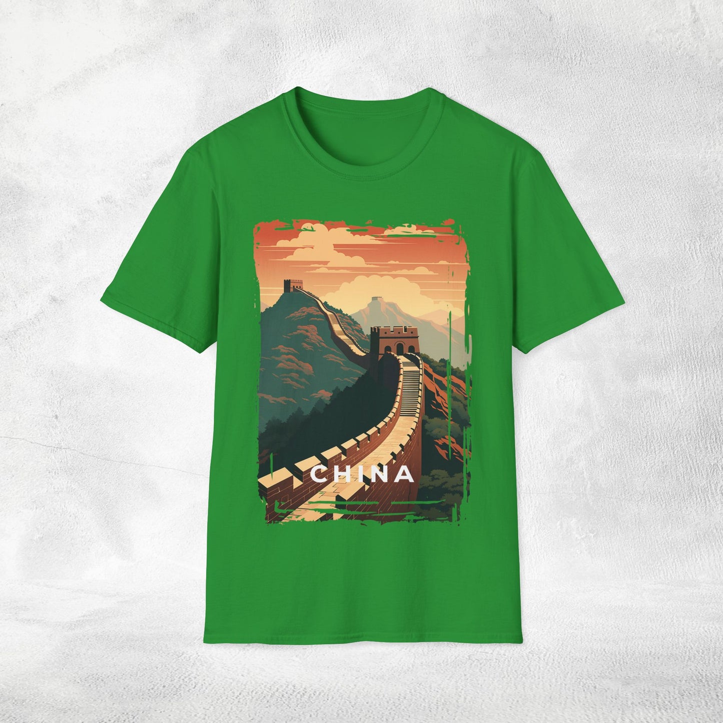 Women T-shirt China vacation tee