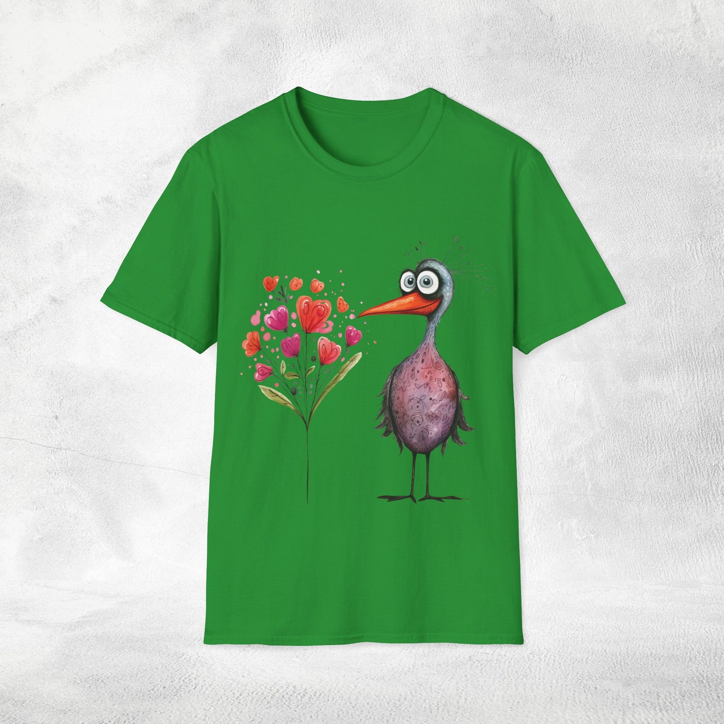 Unisex couples T-Shirt lovebird