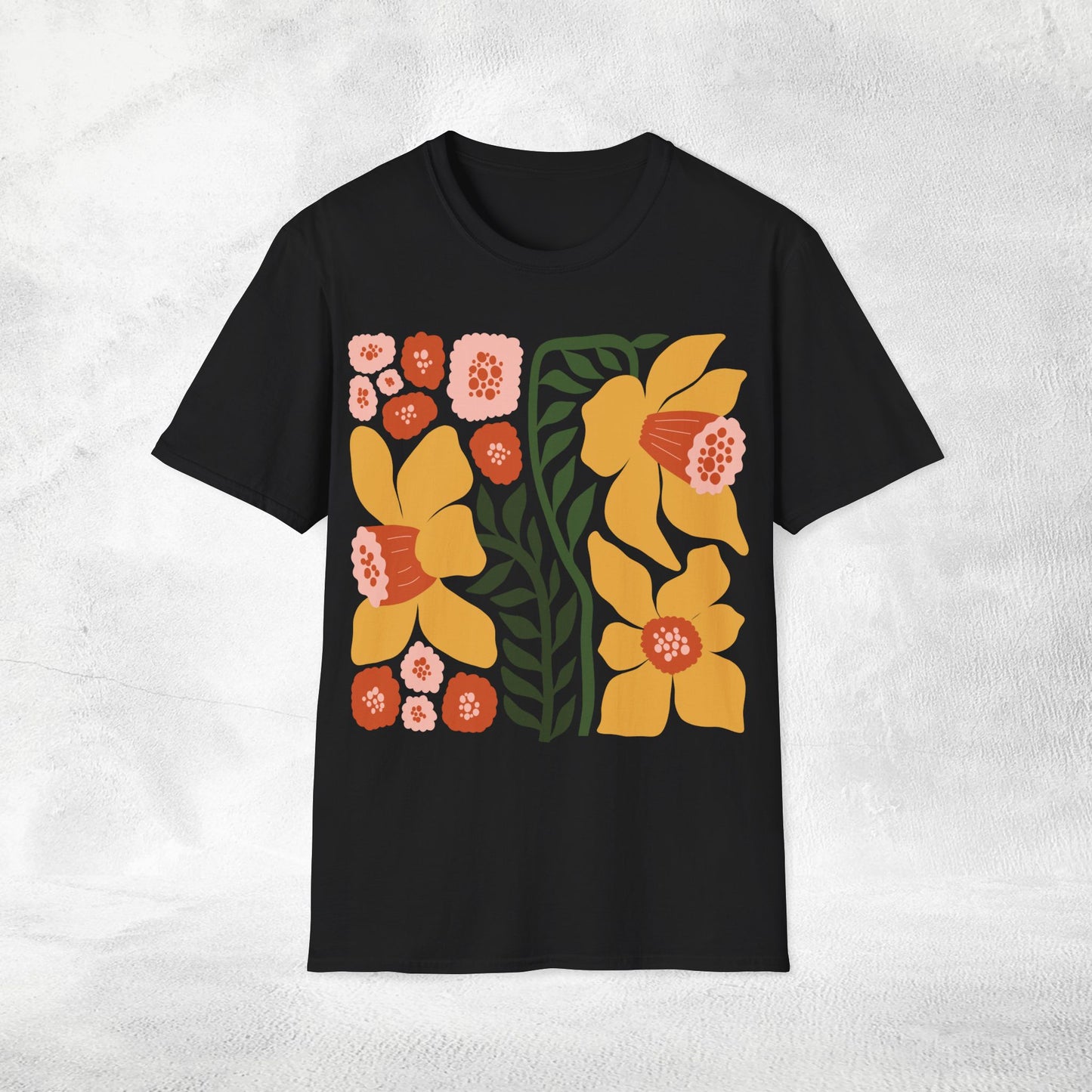 Womens shirt Dänische Blumen