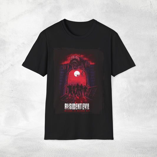 Unisex gaming shirt Resident Evil welcome to Raccoon City