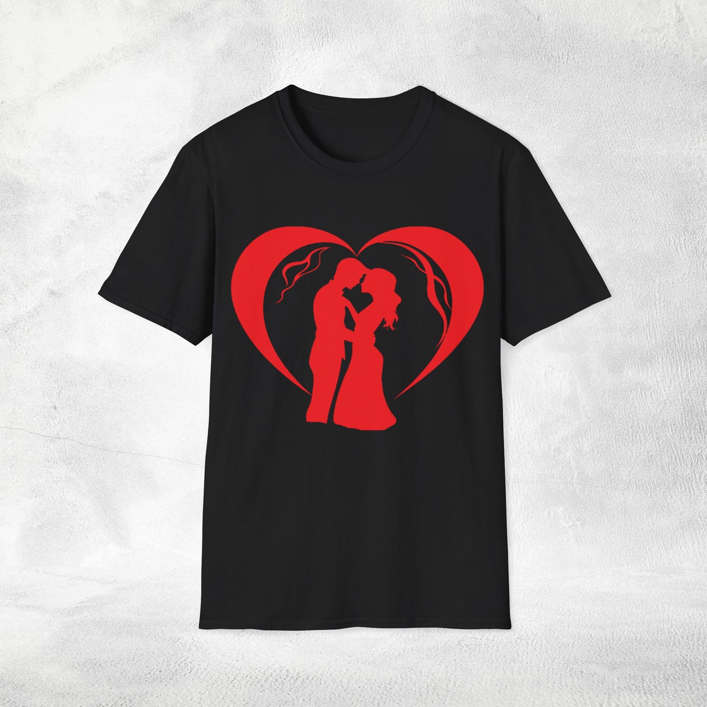 Unisex couples T-Shirt heart