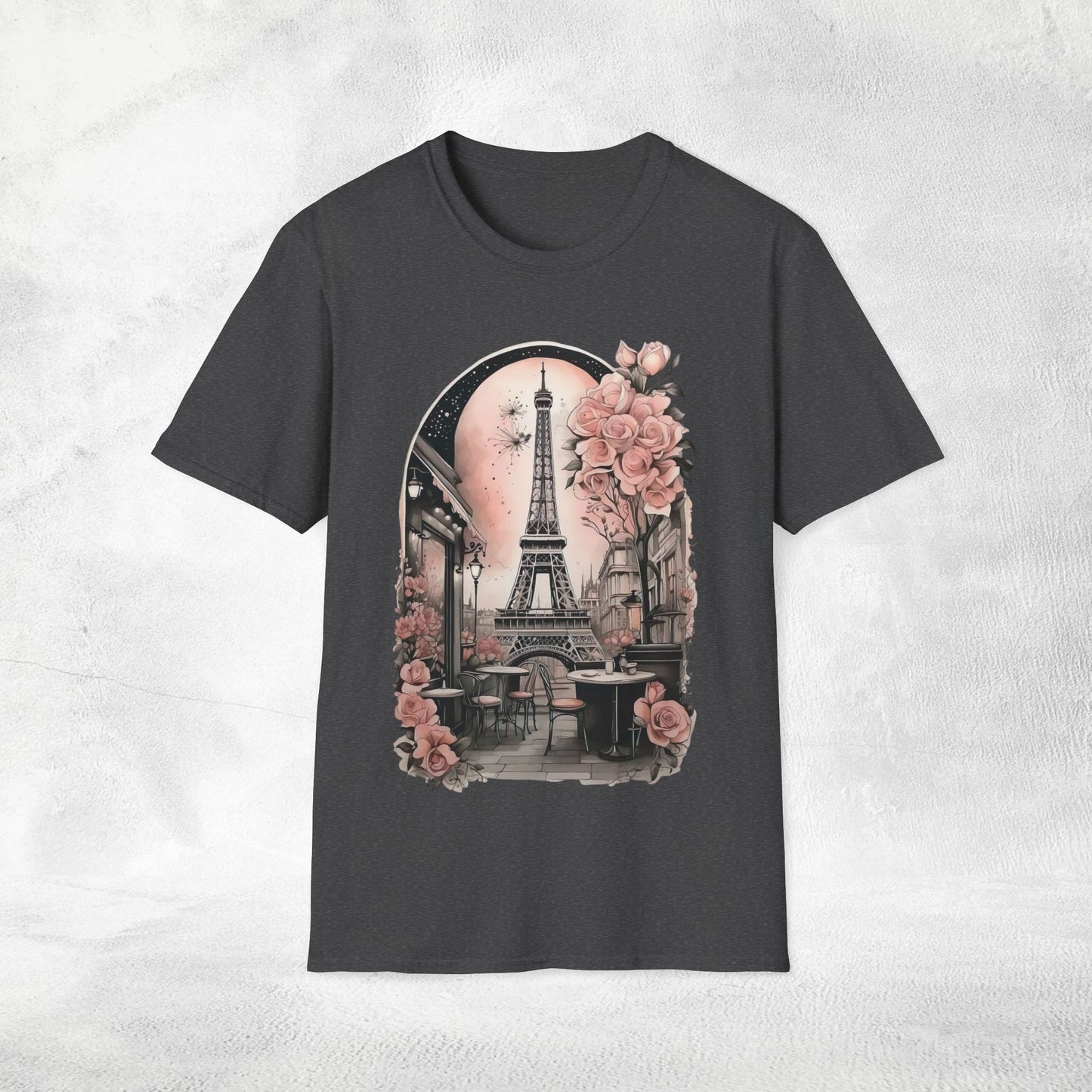 Women T-shirt Paris vacation tee