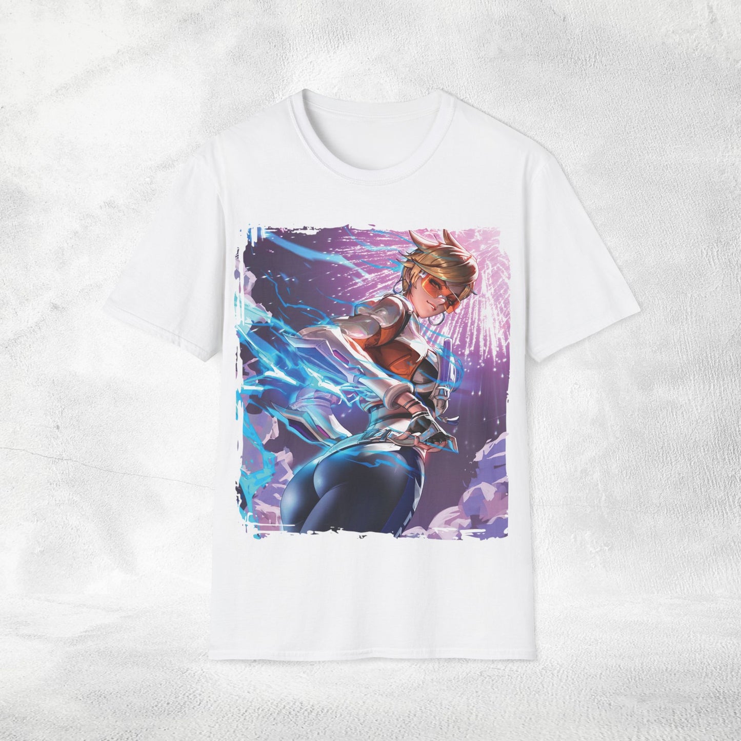 Unisex Gaming shirt Overwatch Tracer