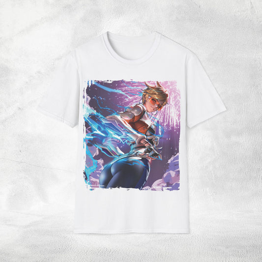 Unisex Gaming shirt Overwatch Tracer