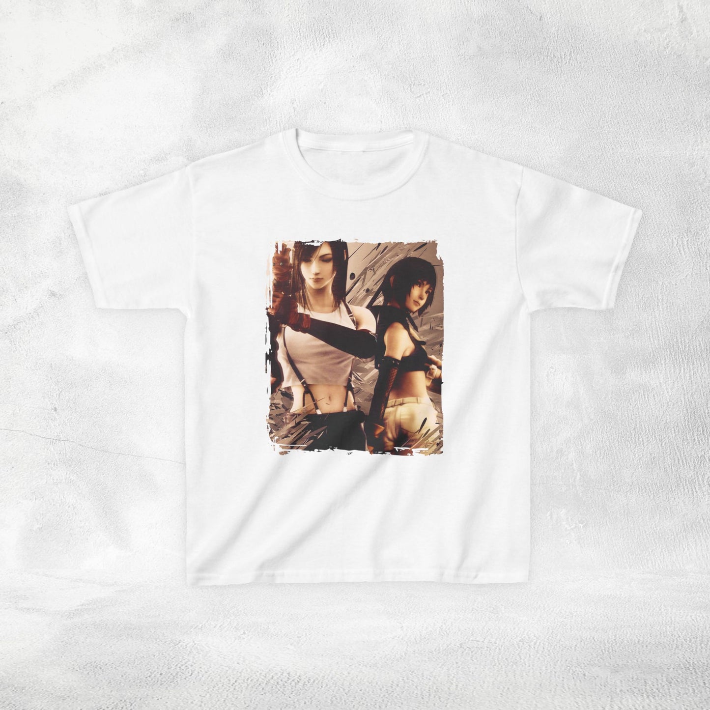 Kids gaming shirt Final Fantasy Tifa Lockhart and Yuffie Kisaragi