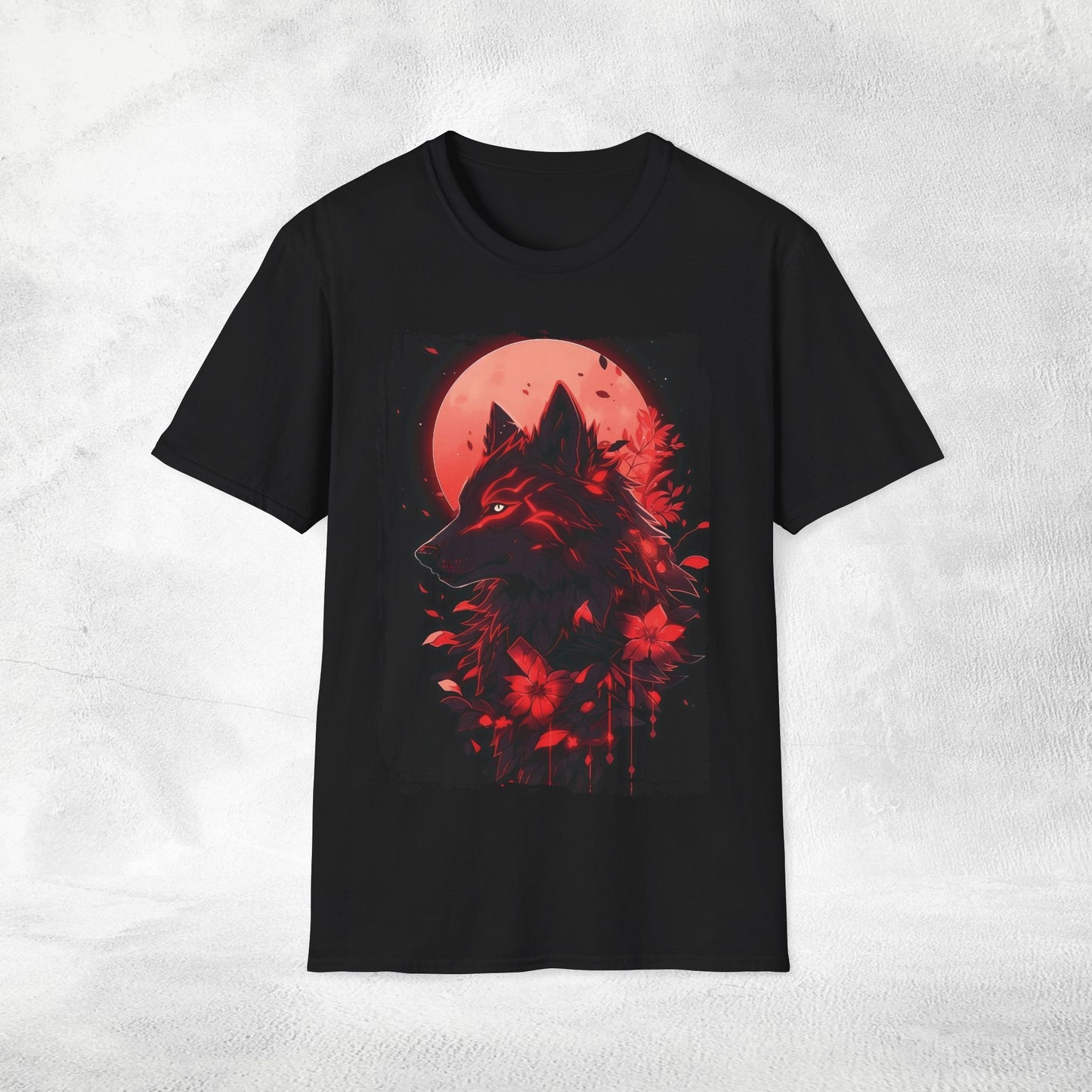 Unisex Gothic Shirt Wolf