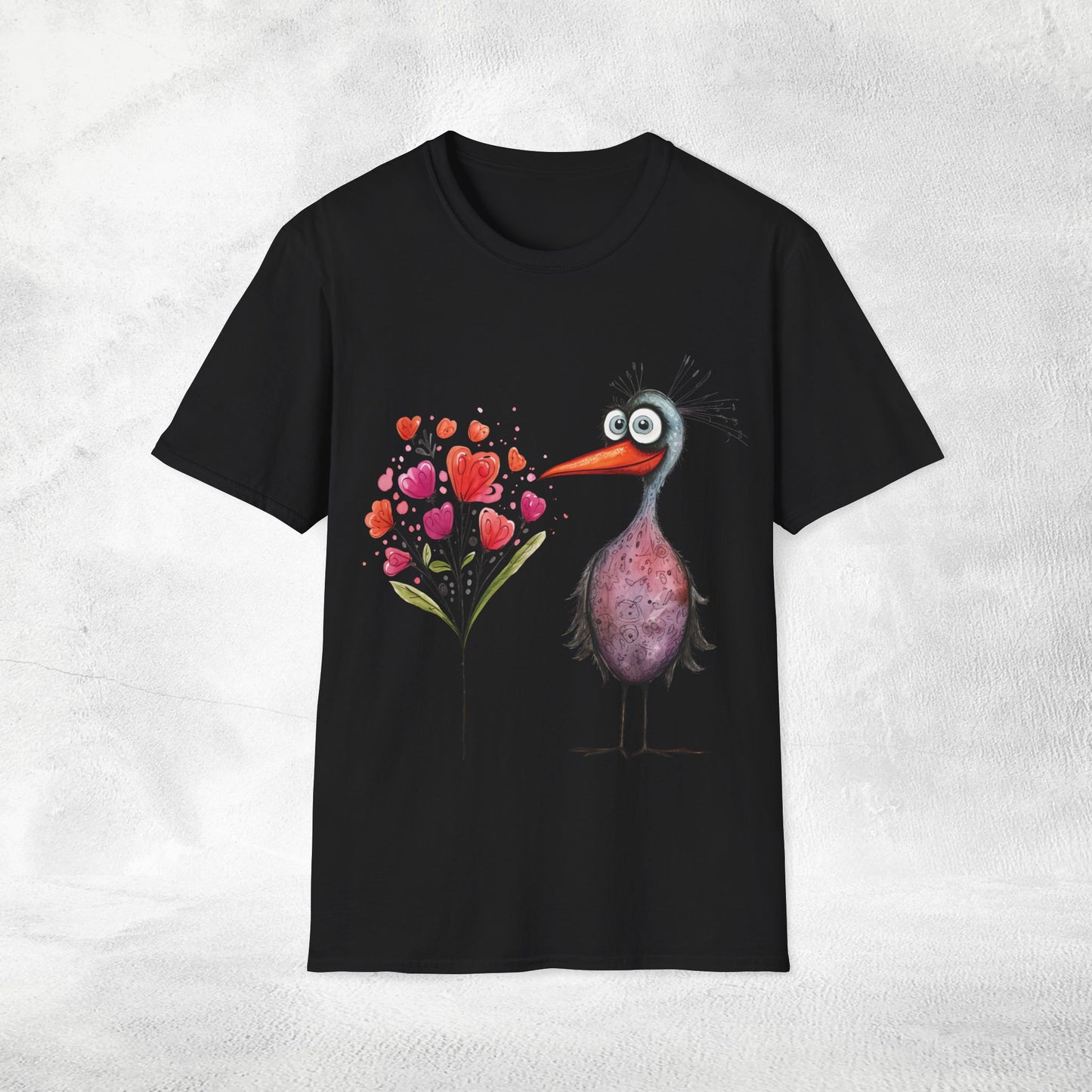 Unisex couples T-Shirt lovebird
