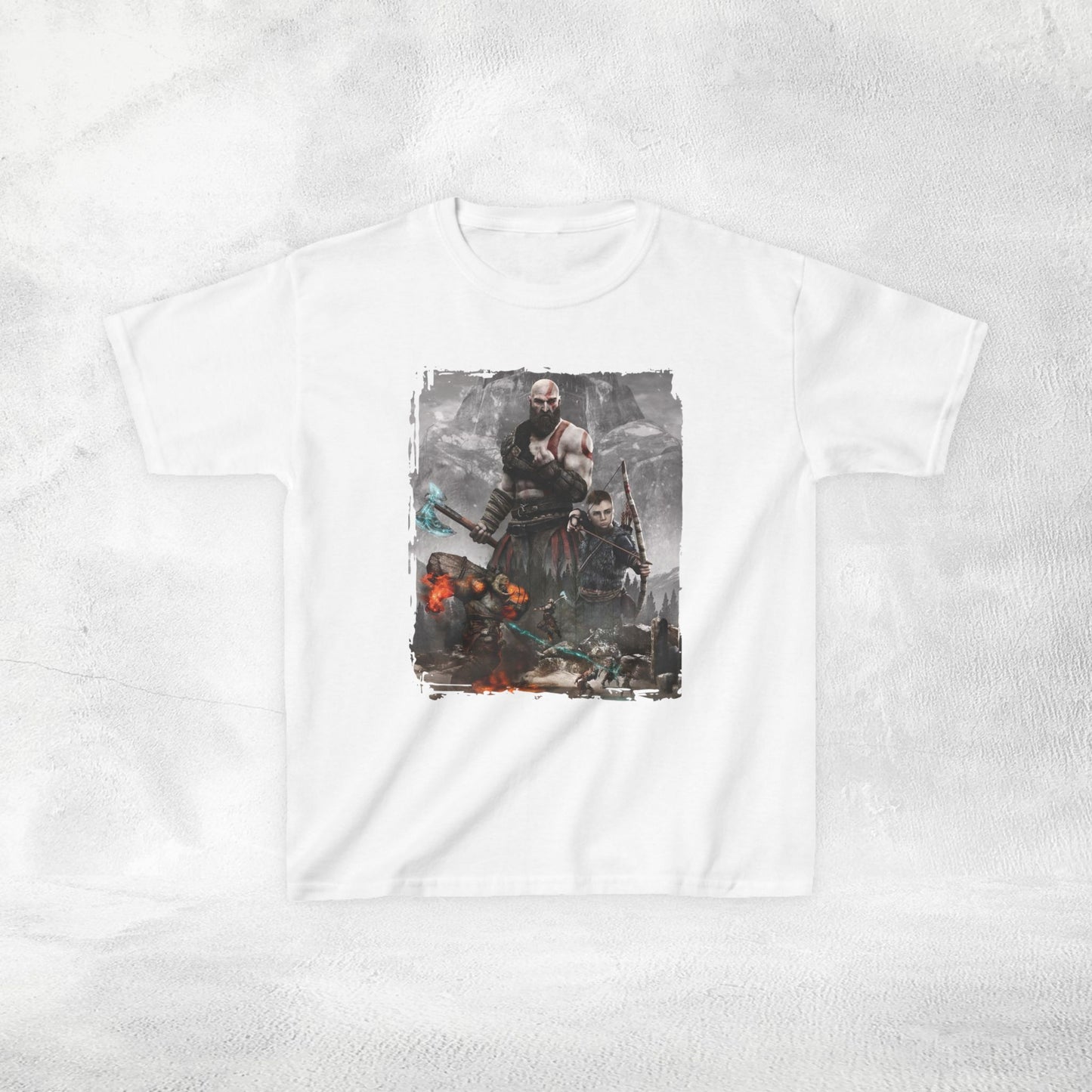 Kids gaming shirt Kratos