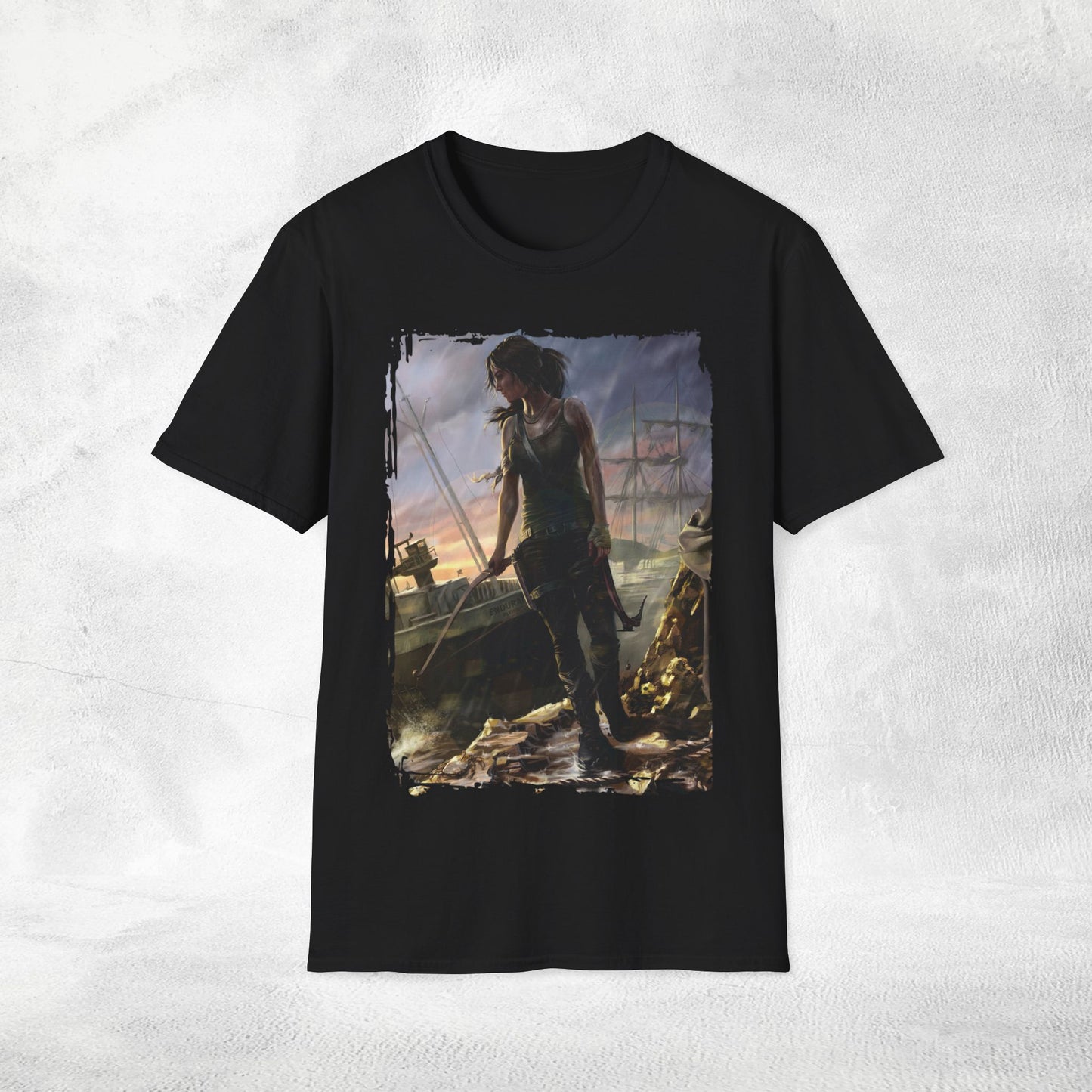Unisex gaming shirt Lara Croft