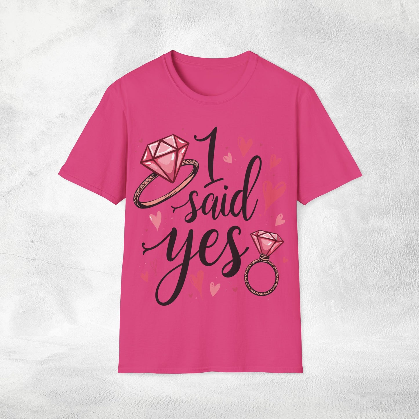 Women's T-Shirt I said yes bachelorette party