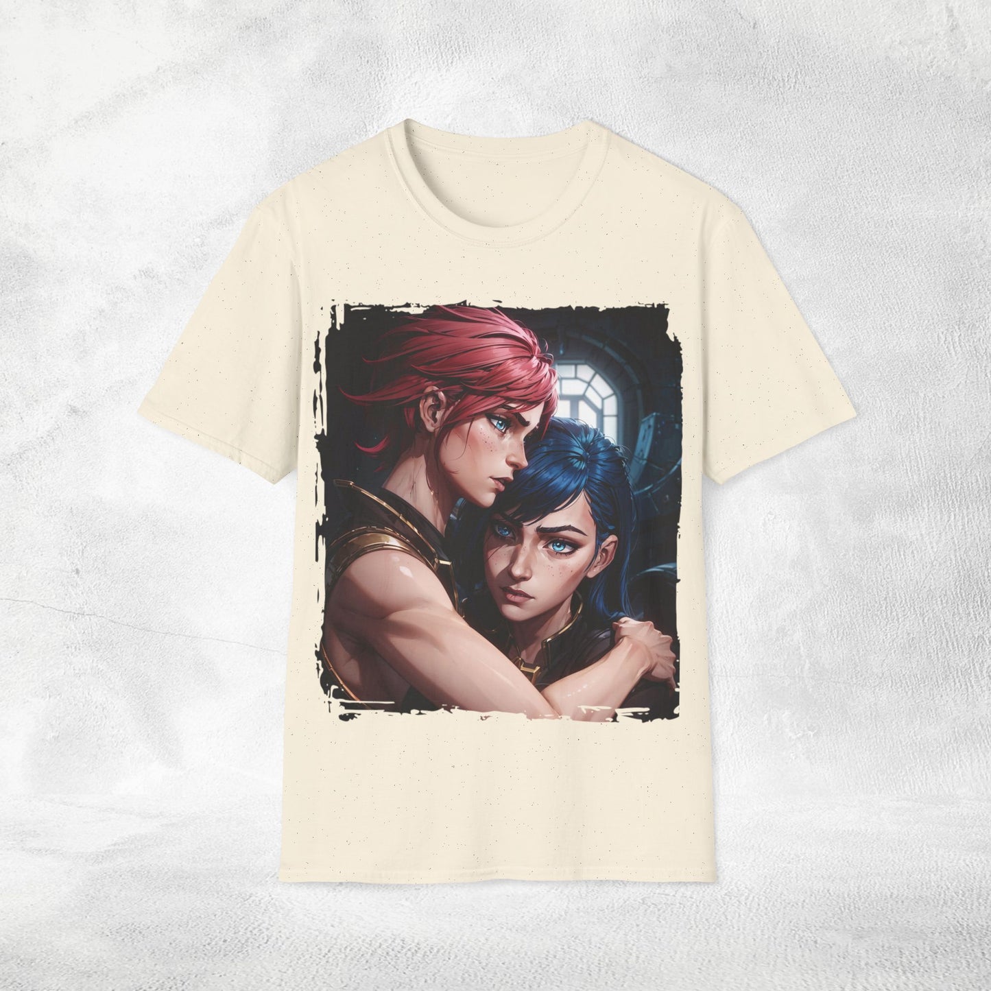 Unisex Gaming shirt Arcane Series LOL Caitlyn and Vi