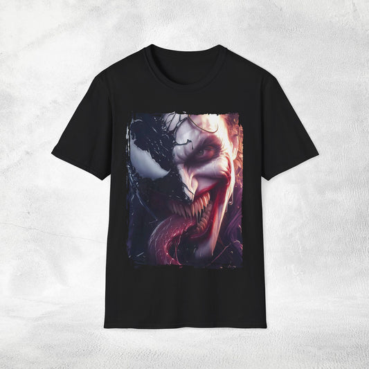 Unisex movie shirt Venom / Joker Crossover