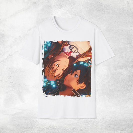 Unisex anime shirt Kazuto Kirigaya / Kirito and Asuna Yuuki