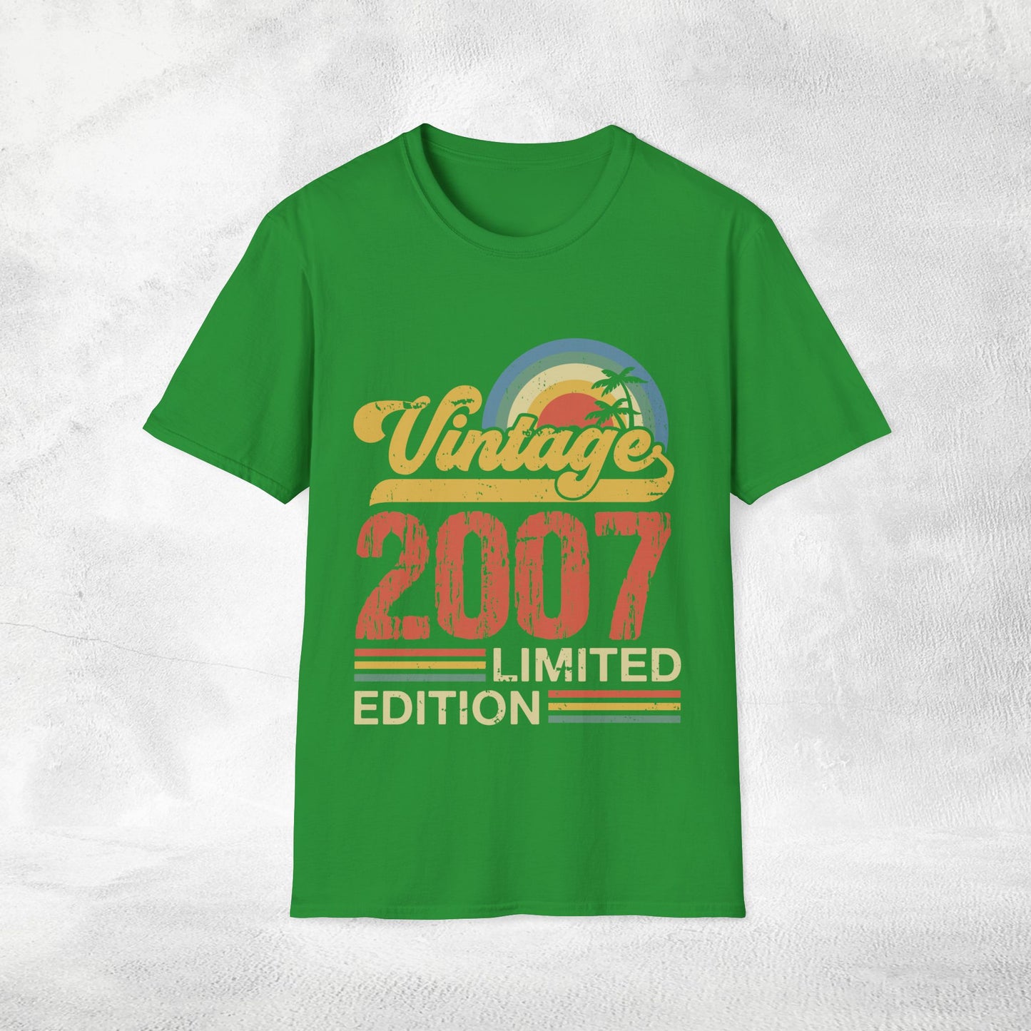 Unisex year of birth shirt 2007