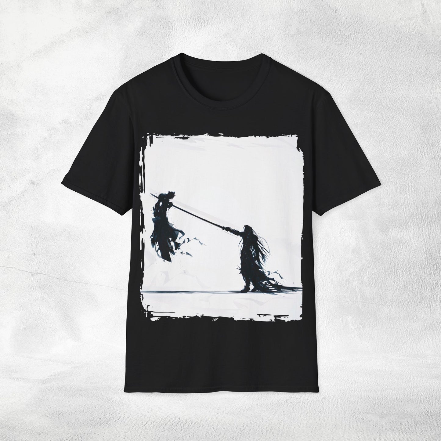 Unisex Gaming shirt Final Fantasy Cloud Strife and Sephiroth