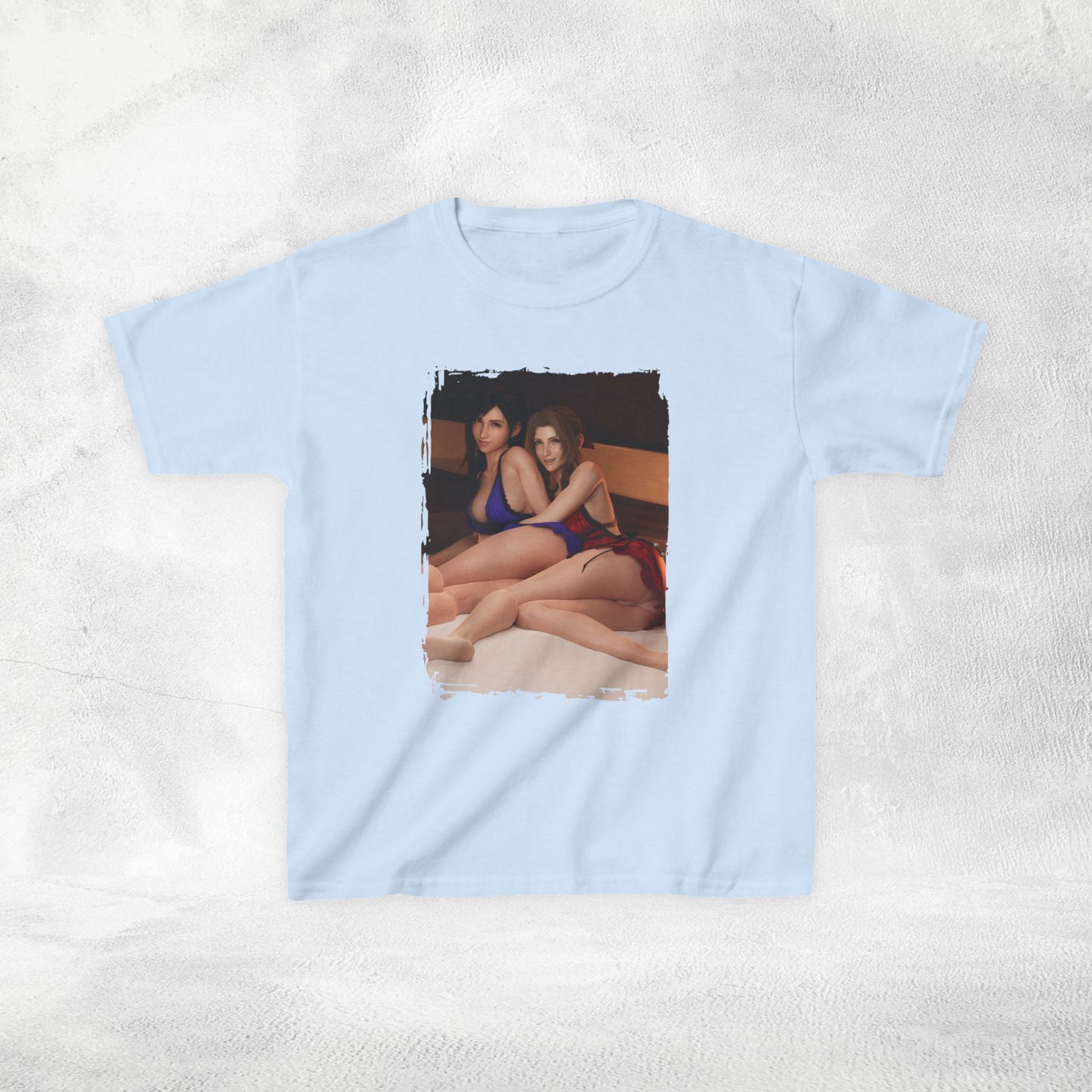 Kids gaming shirt Final Fantasy Aerith and Tifa