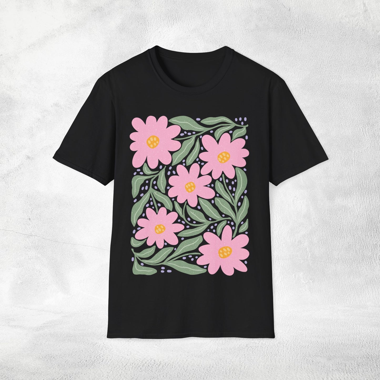 Womens shirt Dänische Blumen