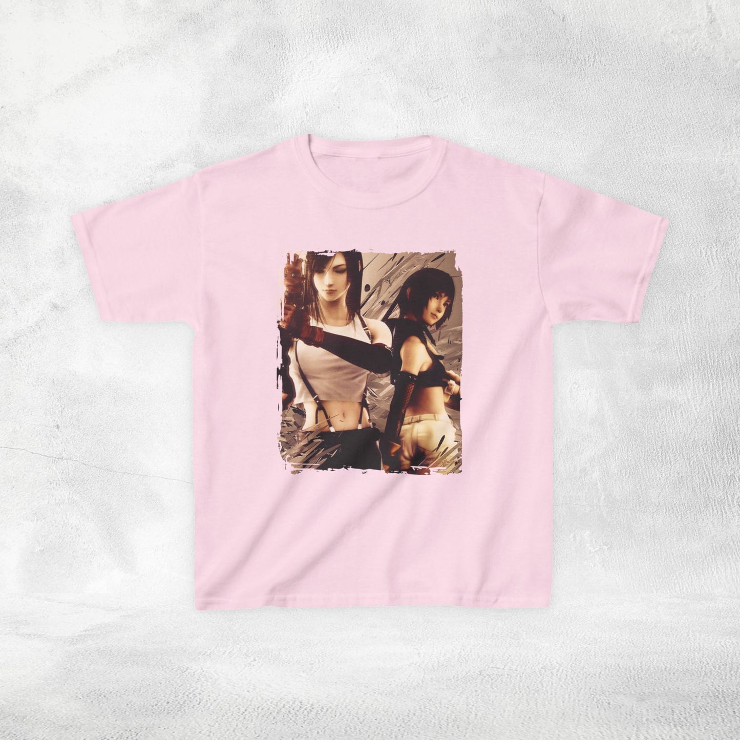 Kids gaming shirt Final Fantasy Tifa Lockhart and Yuffie Kisaragi