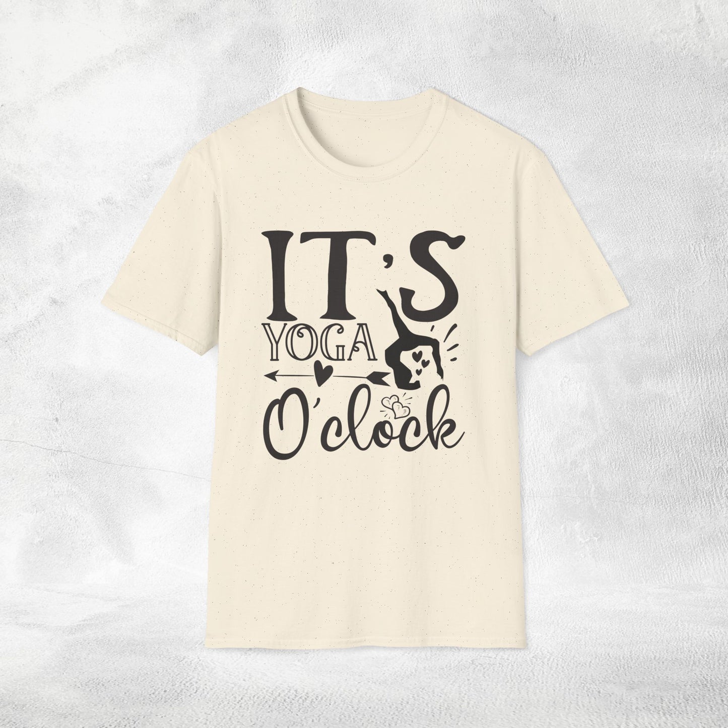 Women's yoga shirt its yoga o'clock