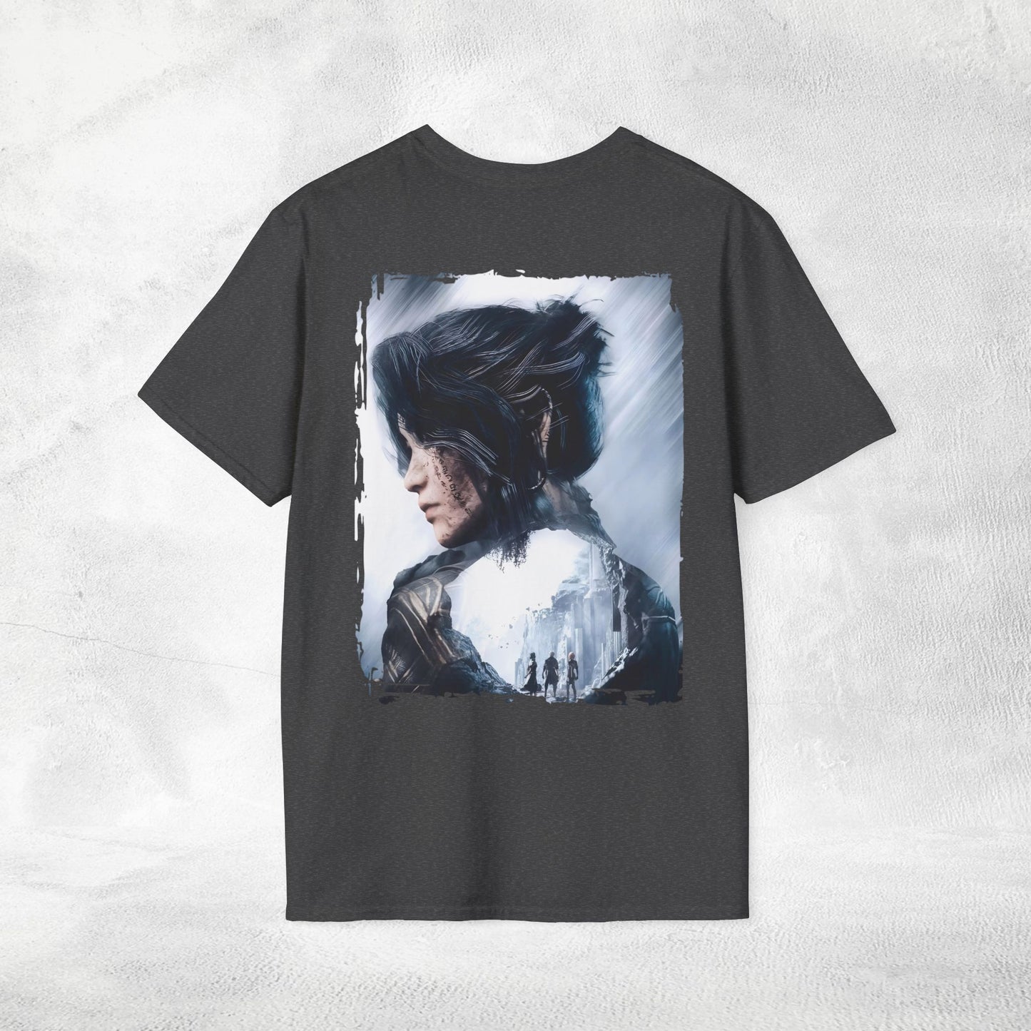 Unisex gaming shirt Expedition 33 Lune BACKPRINT