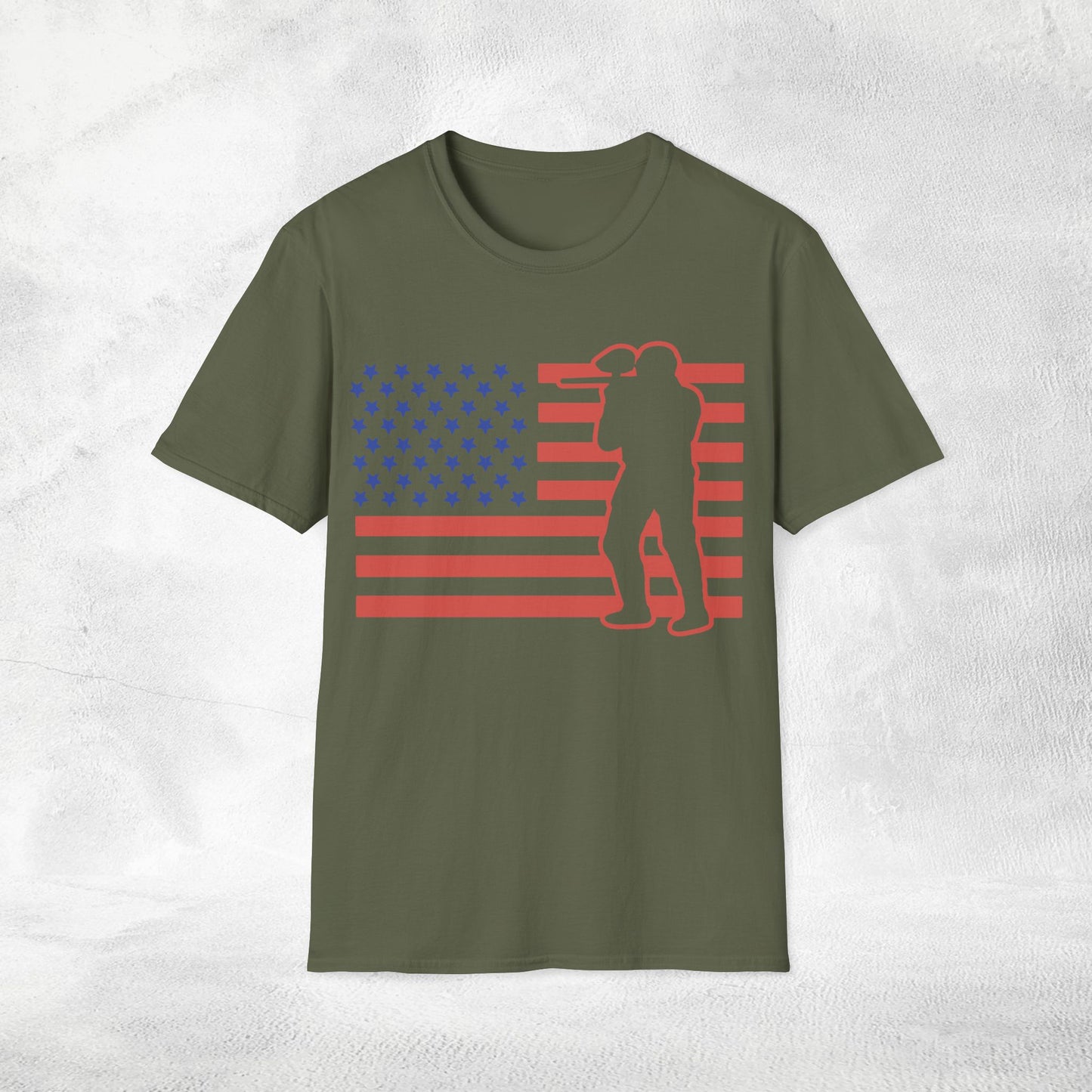 Unisex Paintball shirt flag