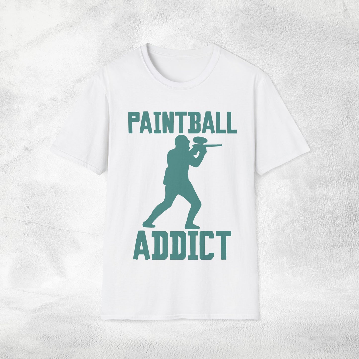 Unisex paintball shirt paintball addict