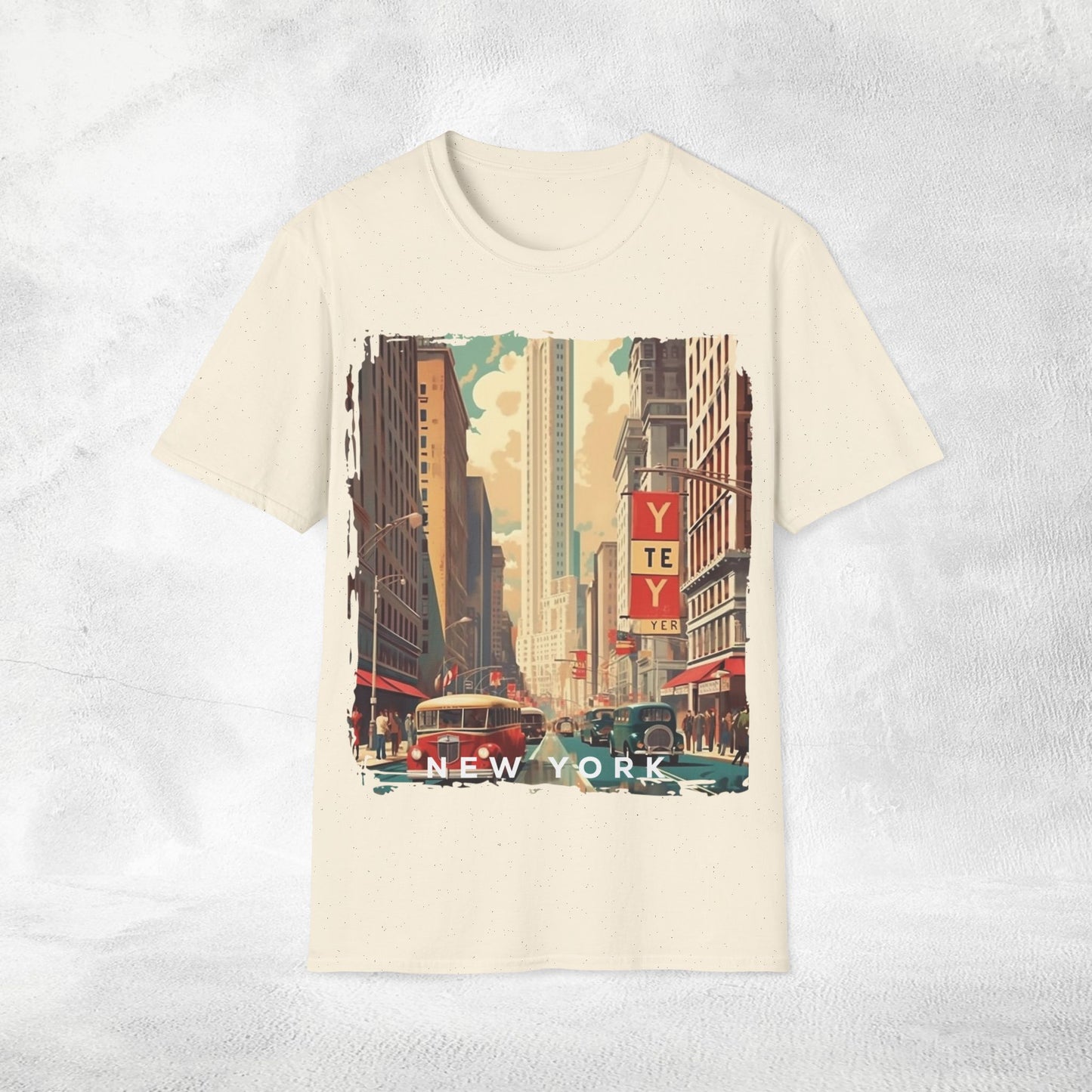 Women T-shirt New York vacation tee