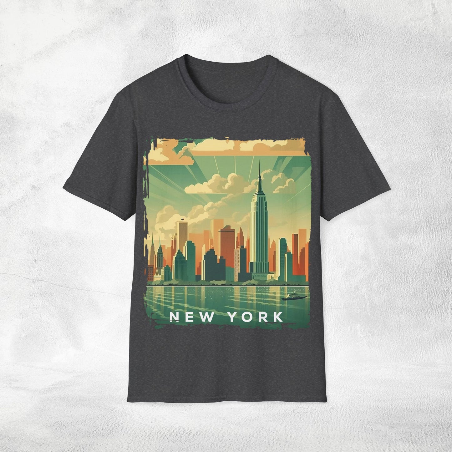 Women T-shirt New York vacation tee