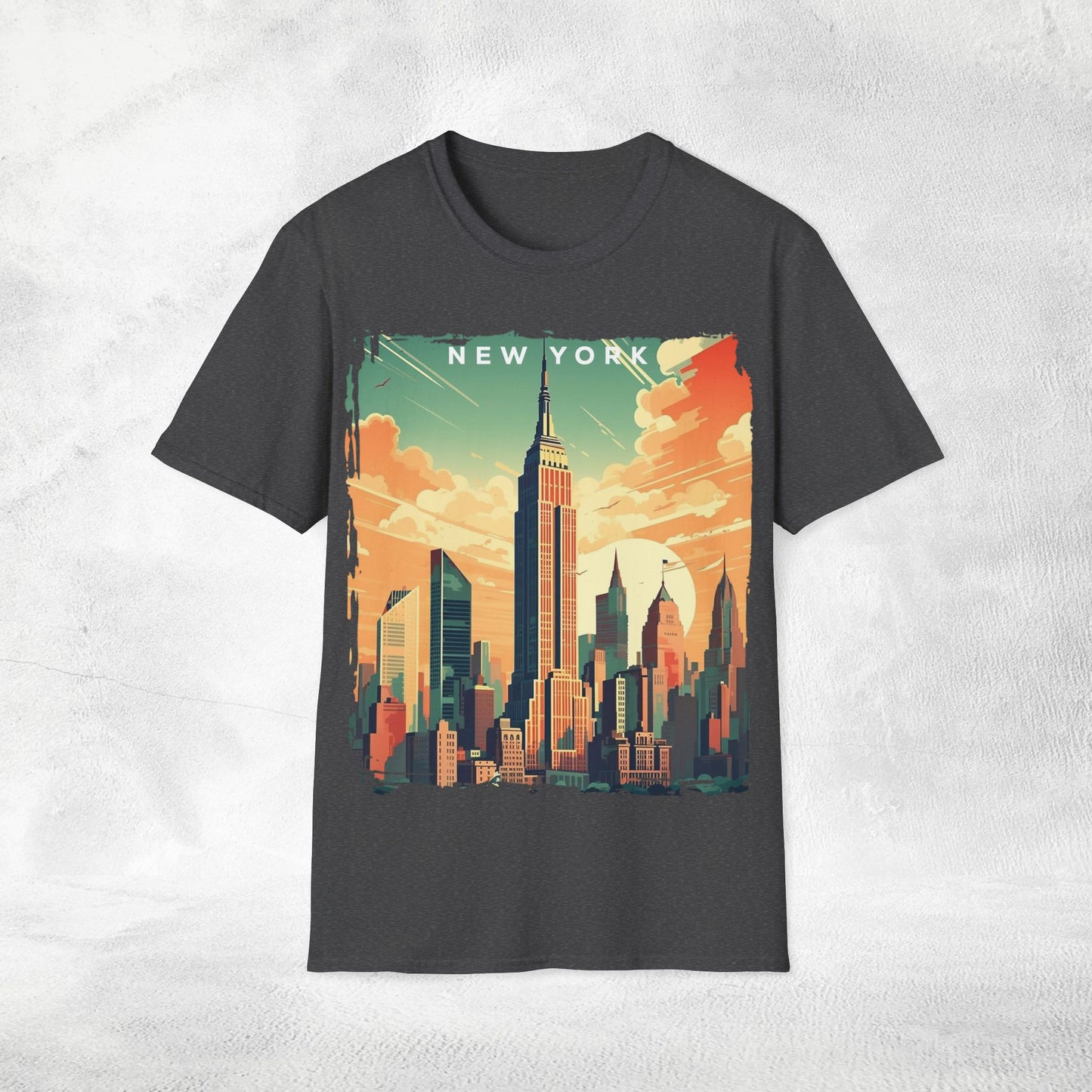 Women T-shirt New York vacation tee