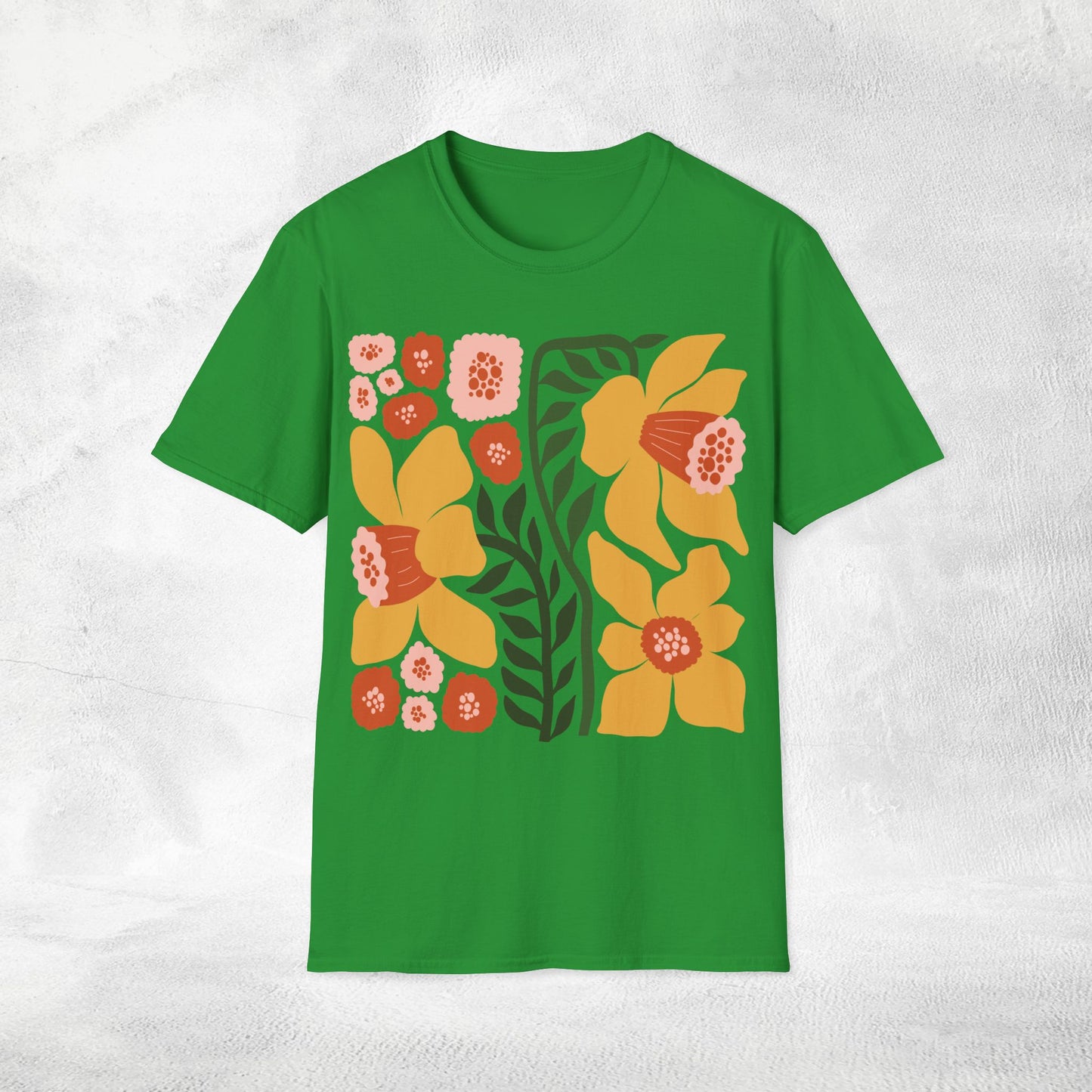 Womens shirt Dänische Blumen