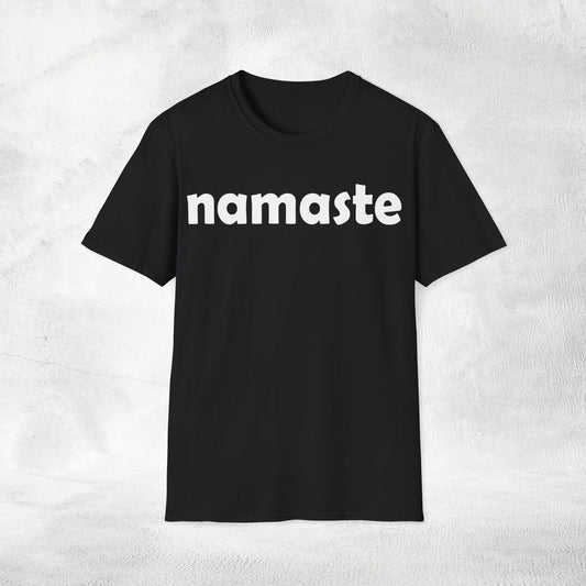 Women's Slogan T-shirt namaste