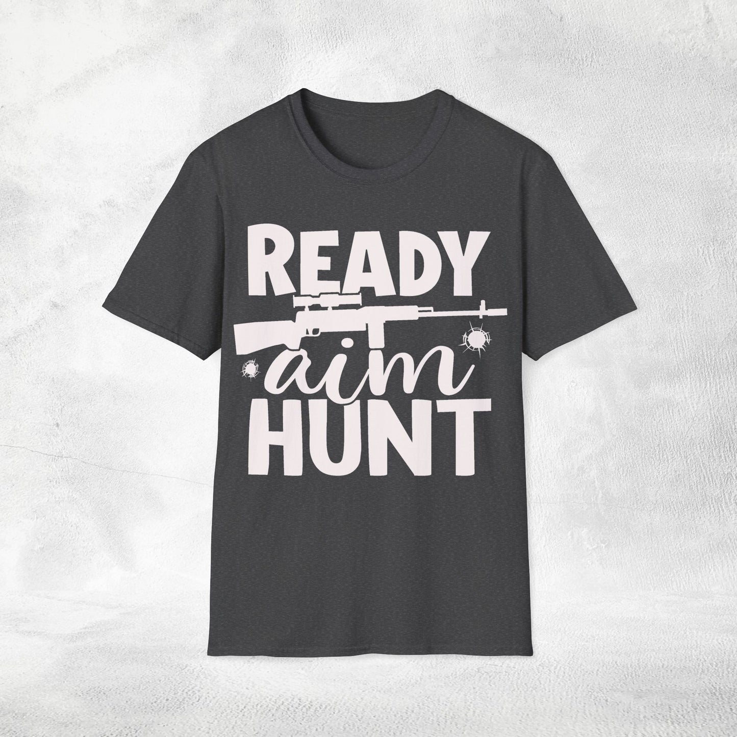 Unisex hunting shirt ready aim hunt