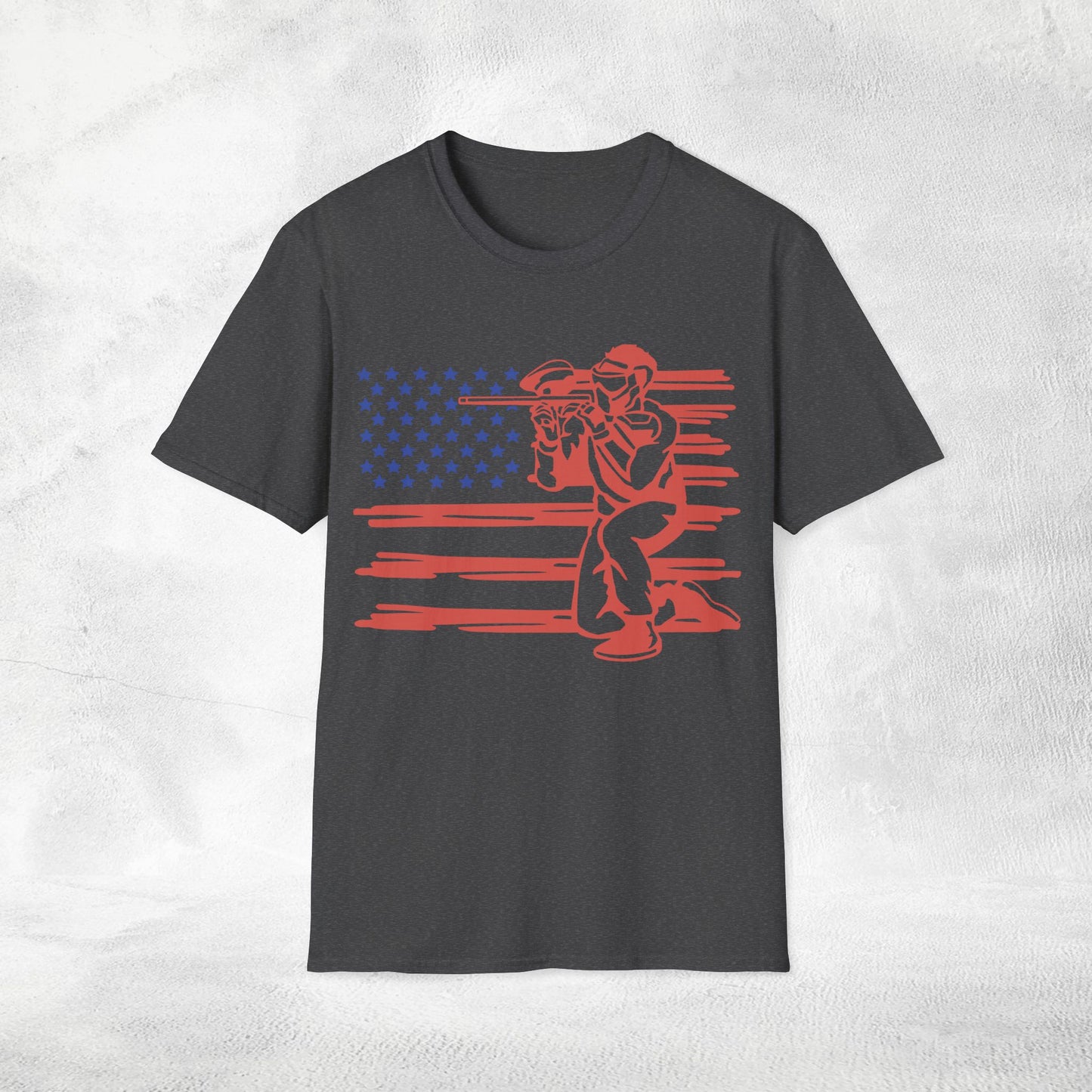 Unisex Paintball shirt flag