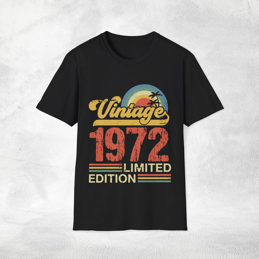 Unisex year of birth shirt 1972