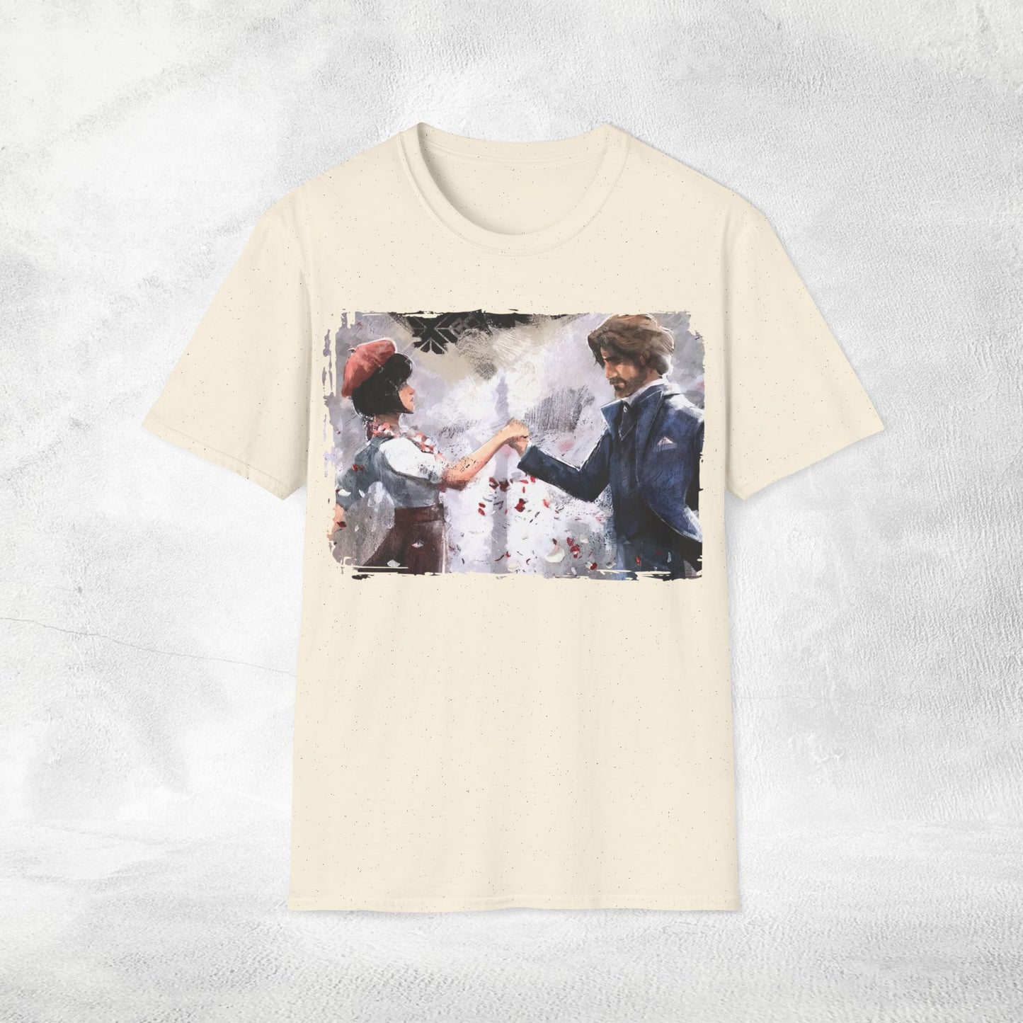 Unisex gaming shirt Expedition 33 Gustave and Sophie