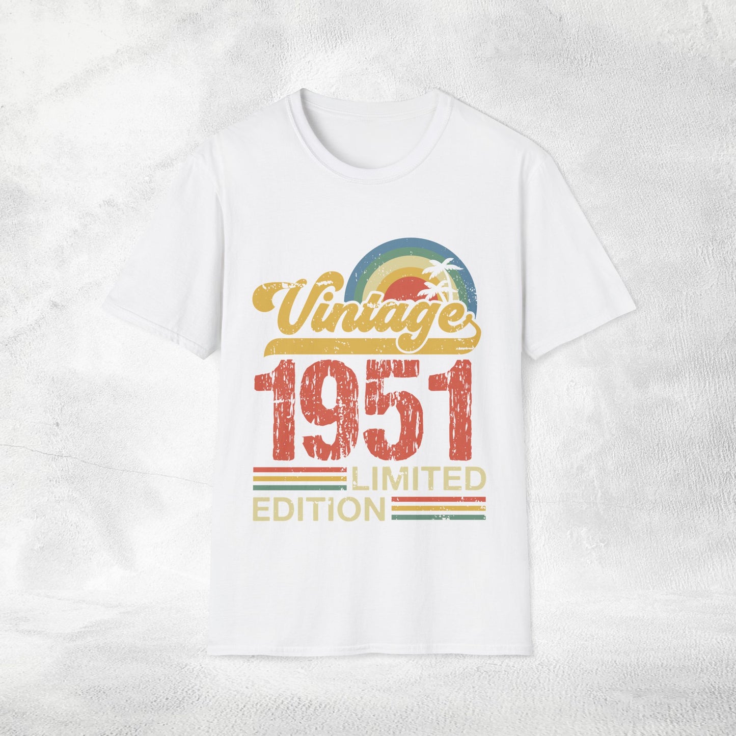 Unisex year of birth shirt 1951