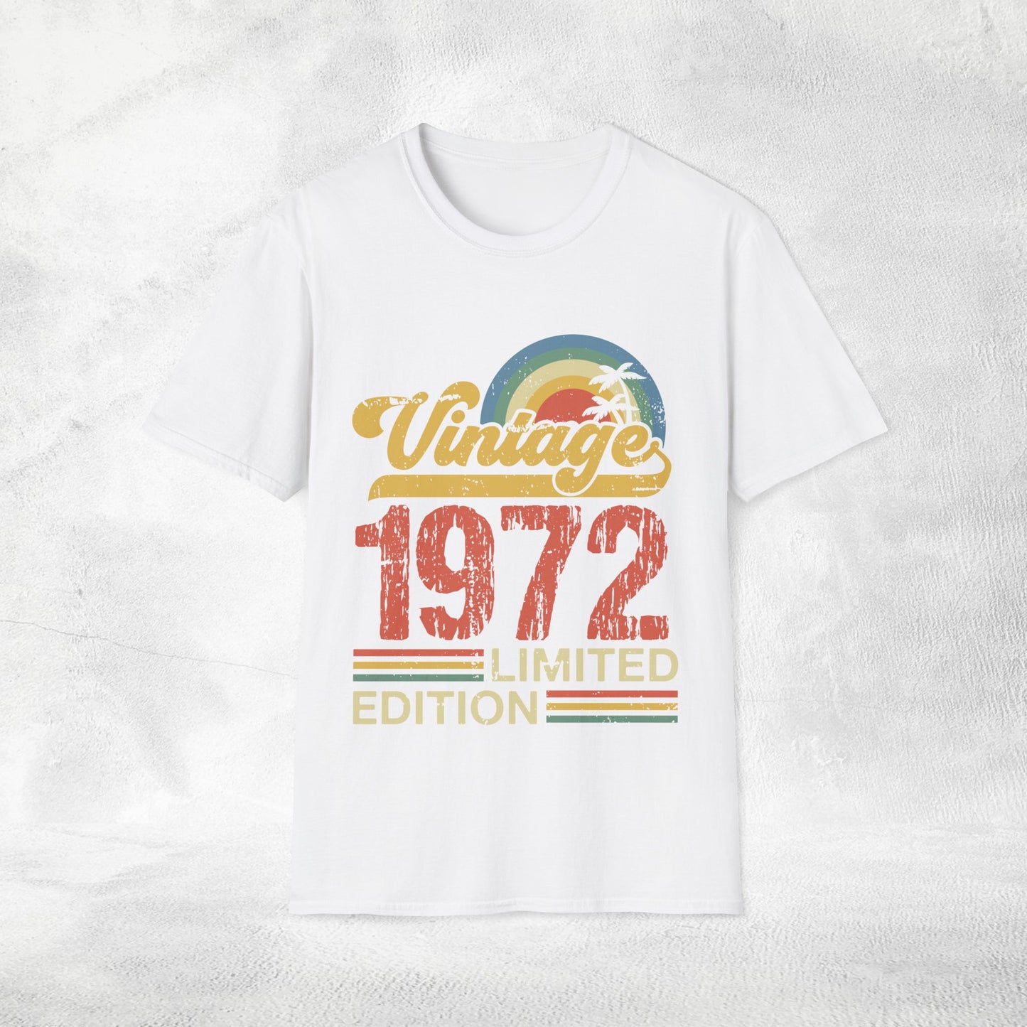 Unisex year of birth shirt 1972