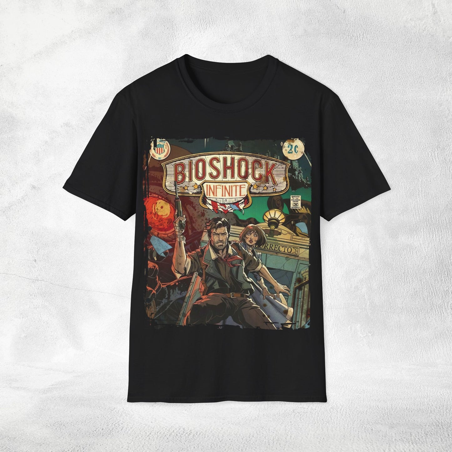 Unisex gaming shirt Bioshock Infinite