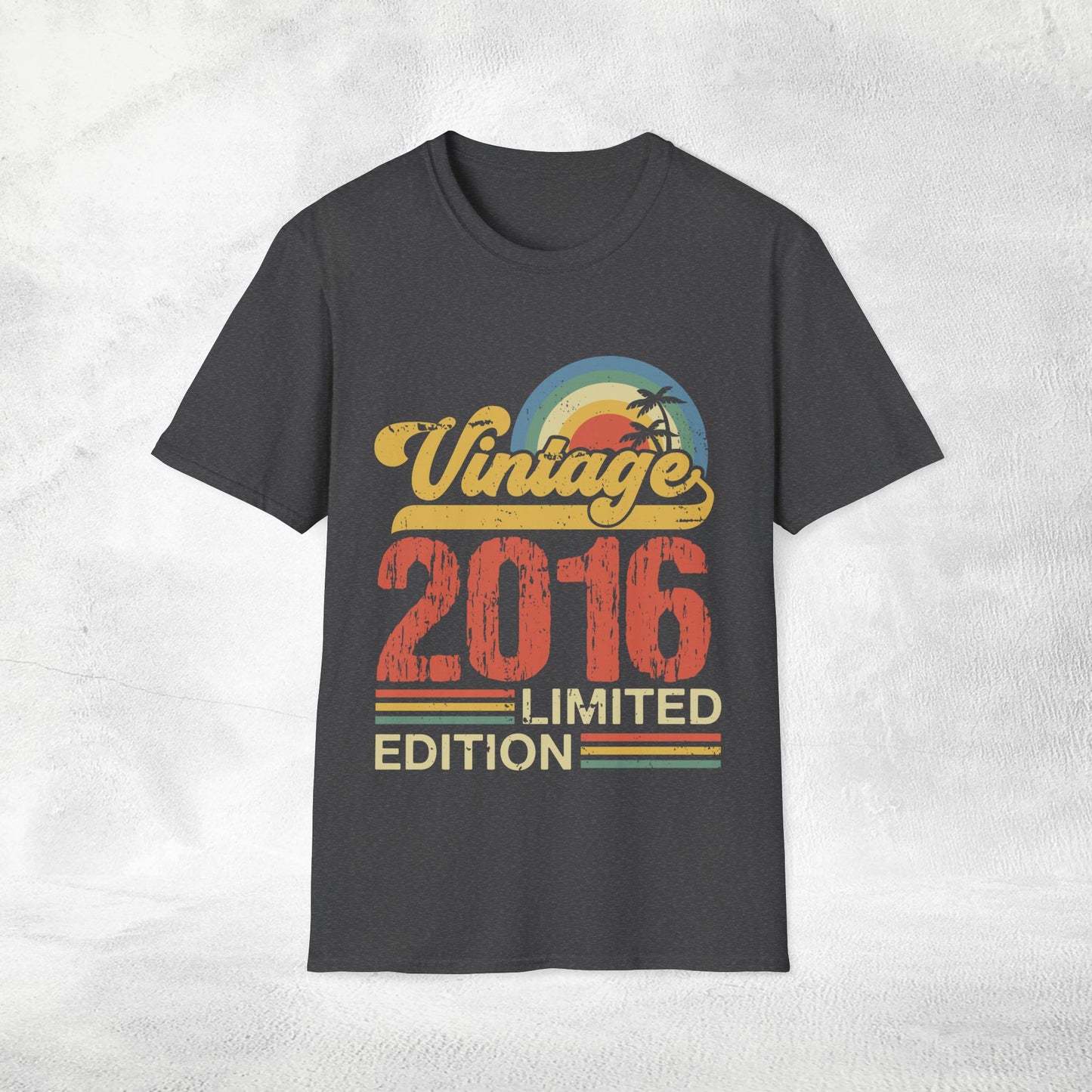 Unisex year of birth shirt 2016