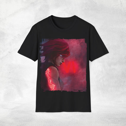 Unisex Gaming shirt Arcane Series LOL Vi