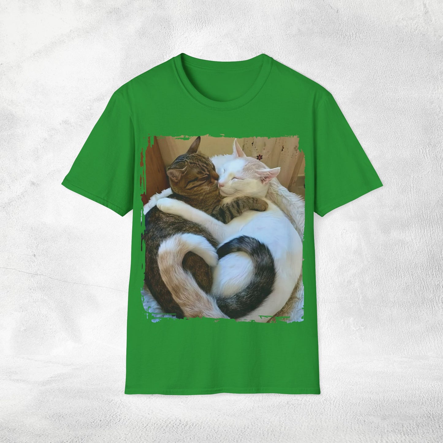 Unisex couples T-Shirt cats